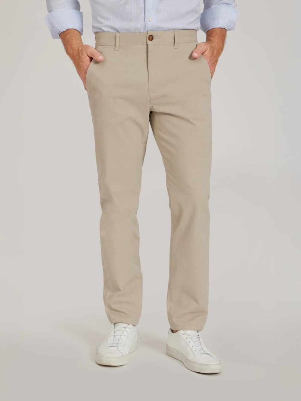 MOTT & BOW SZ 30 Men's The Twill Chino Pants Stretch Comfort in Ecru